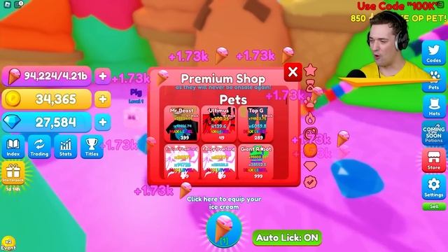 ICECREAM CLICKER In ROBLOX! смотреть онлайн