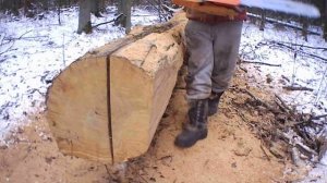 Слэб Из Дерева.Продольный Распил Бензопилой