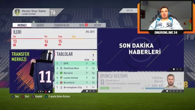 Fifa 18 Leeds United Kariyeri / Bu Lig Çok Zor Geçecek / #08 смотреть онлайн