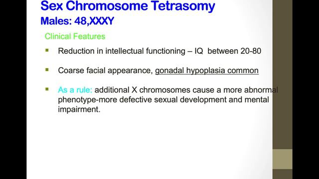MG lecture 6 (part 2) chromosomal abnormalities смотреть онлайн