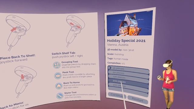 Complete Intricate 3D Puzzles in VR with Puzzling Places! (Quest 2 Gameplay) смотреть онлайн