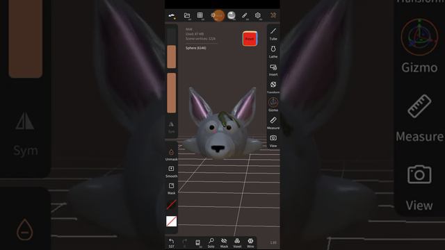 делаю своего персонажа для Prisma 3d || часть 1 смотреть онлайн