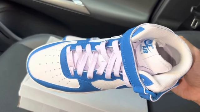 [UNBOXING NOW] Nike Air Force 1 Mid Royal Blue Purple DX3721-100 Outlet смотреть онлайн