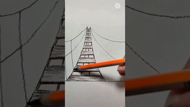 Amazing Bridge Drawing | Credit- Döuyin app | Bridge Sketch | #Repost #art #sketch #bridge смотреть онлайн