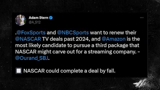 NASCAR on AMAZON PRIME? | Fox and NBC Want To Return смотреть онлайн