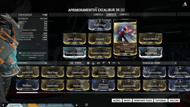 [Warframe]Build excalibur (Exalted Blade) смотреть онлайн