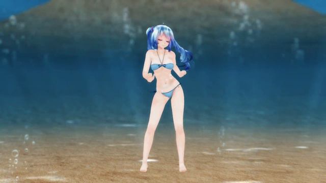 【VOCALOID MMD/QHD/60FPS】Hatsune Miku 【Crab Rave】 смотреть онлайн