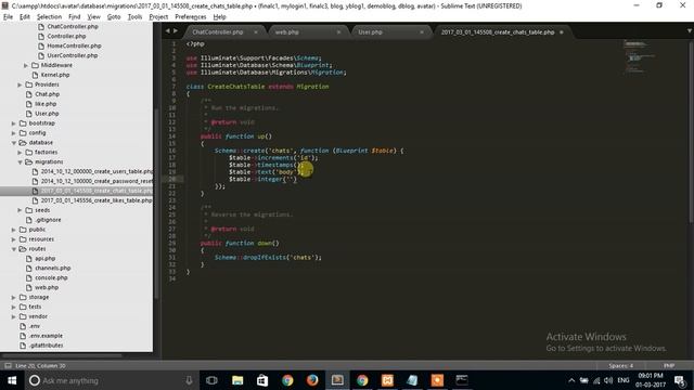 how to create chat application in laravel смотреть онлайн