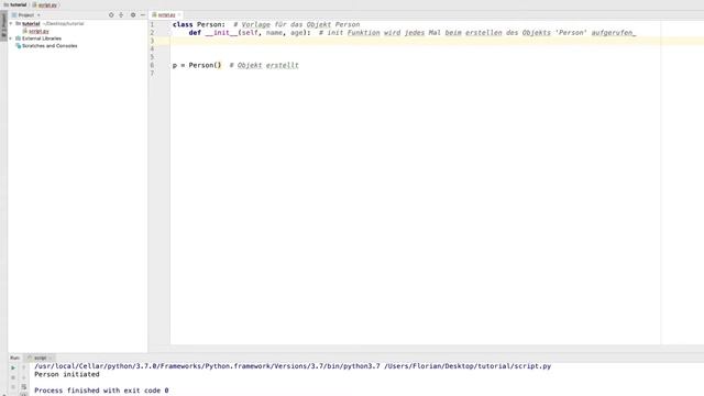 Programmieren verstehen mit Python #32 - Die init Funktion смотреть онлайн
