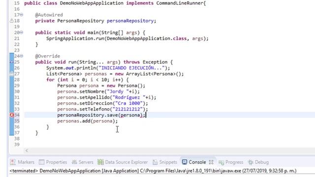 Spring Framework en Español - Ejemplo práctico aplicaciones no web Spring Boot | 4SoftwareDeveloper смотреть онлайн