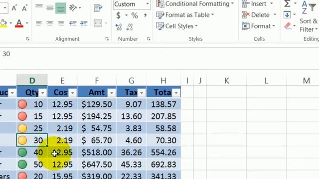 Sort an Excel Table by Selected Icon or Color смотреть онлайн