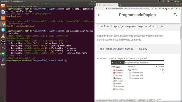 07.-Instalar el cliente elasticsearch php. [Tutorial en Español ??] смотреть онлайн