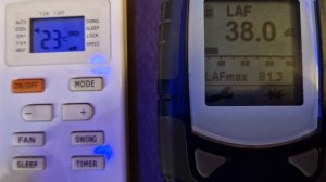 Измеряем шум кондиционера Goldstar.