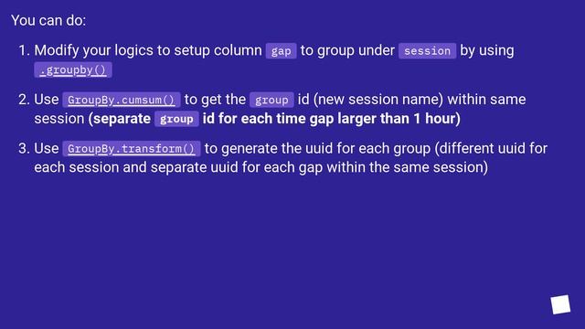 Pandas Time series: find gaps in sessions, and name each session/gap with separate ID смотреть онлайн