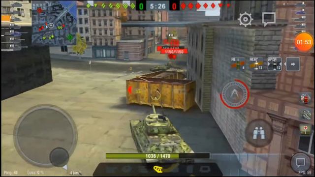 World of tanks blitz - IS-6: 1528 damage and 1 frags. смотреть онлайн