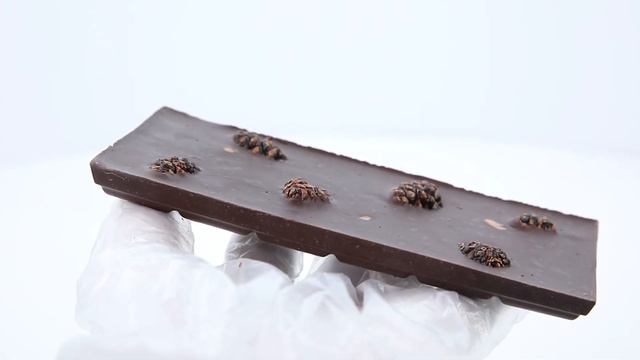 Шоколад горький с шишкой Кедровка, 100 г. распаковка