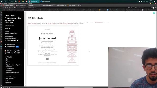 Aula 1 - Introdução - CS50 ’s Web Programming with Python and JavaScript Harvard - Português смотреть онлайн