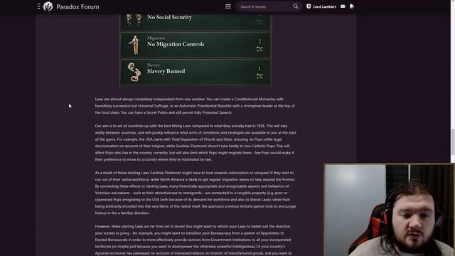 Victoria 3 Dev Diary - LAWS! смотреть онлайн