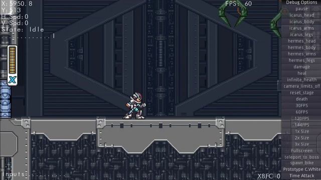 A look at the Mega Man X8 16-bit demake by AlyssonDaPaz (SAGE 2022 demo) смотреть онлайн