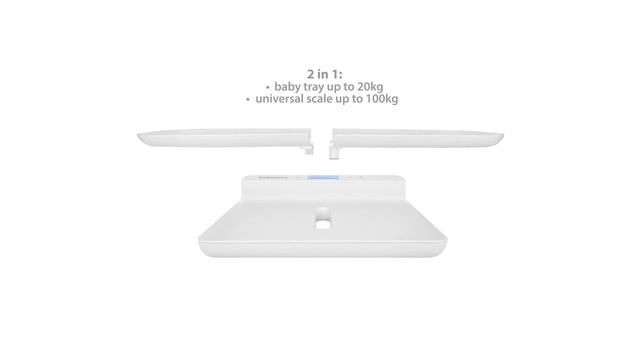 SMART digital scale for infants and childrens Babyono смотреть онлайн