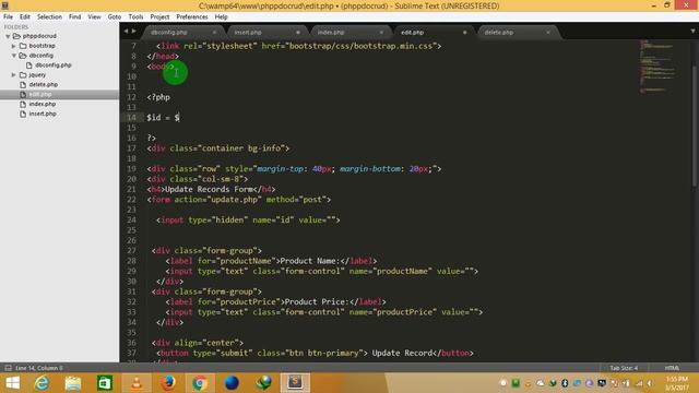 Php Crud App Using Prepared Statements Functions Part 6 смотреть онлайн