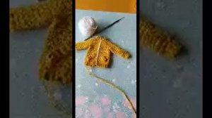 Бомбер для куклы крючком