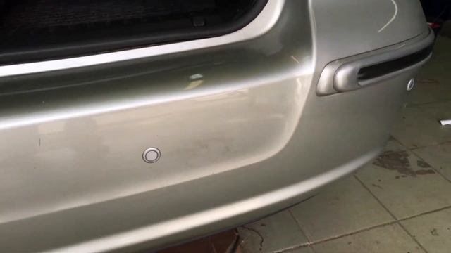 ParkMaster 29-4-A Silver - установка датчиков парковки в задний бампер смотреть онлайн