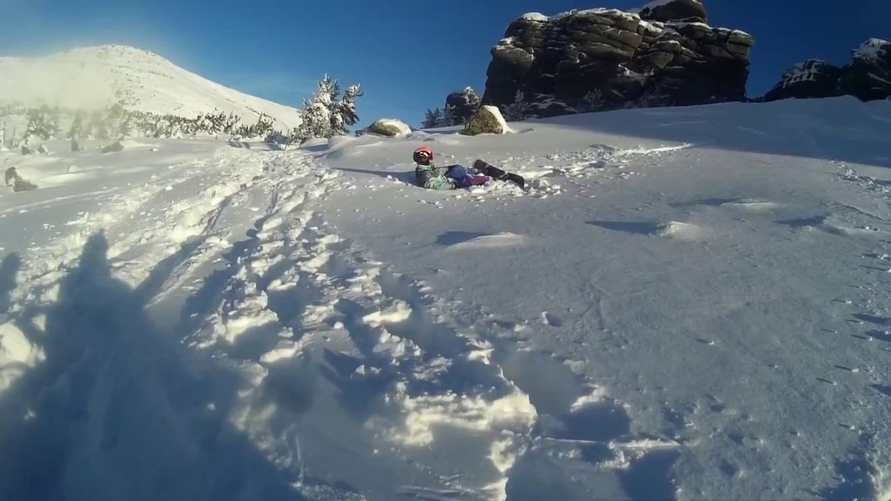 Шерегеш первый фрирайд в жизни. смотреть онлайн
