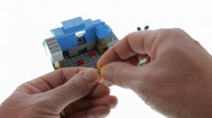 LEGO Minecraft 21243 The Frozen Peaks - Lego Speed Build Review