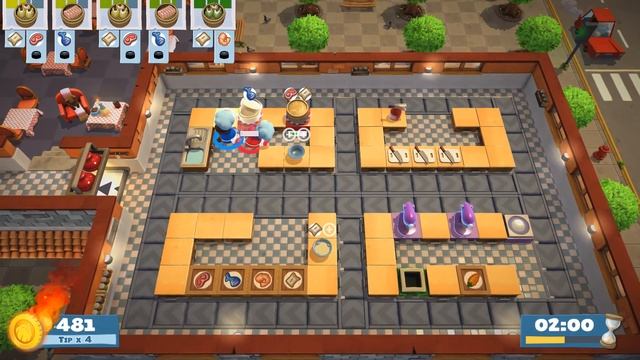 Overcooked 2. Kevin 6. 4 stars. 2 player Co-op смотреть онлайн