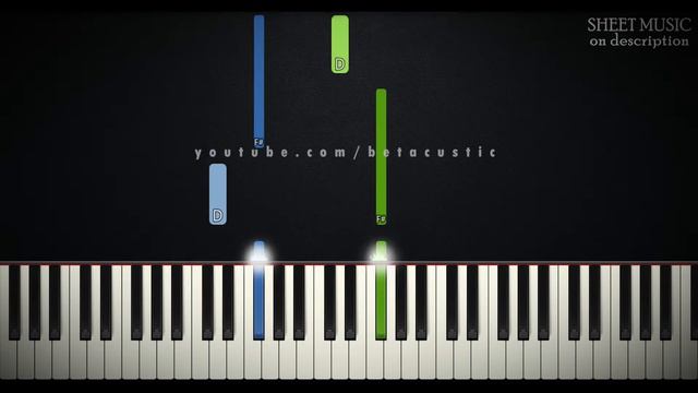 Once Upon A December - Anastasia | SLOW EASY PIANO TUTORIAL + SHEET MUSIC by Betacustic смотреть онлайн