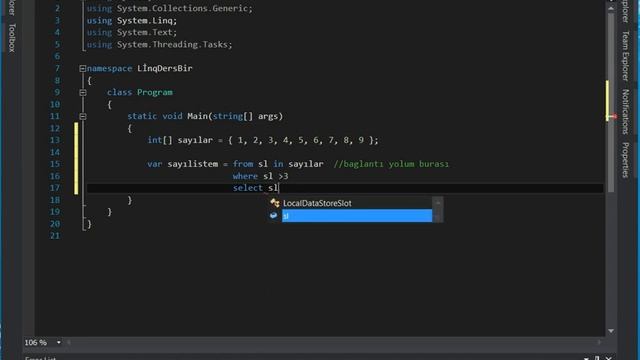 C# Linq Ders1 Giriş смотреть онлайн