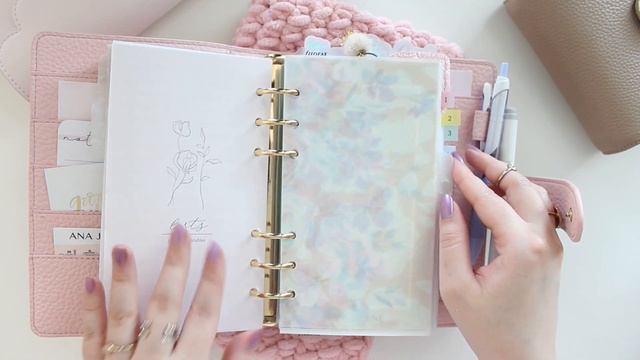 Planner Flipthrough | Aura Estelle Chloe English Rose Personal Rings | Ana Jolene смотреть онлайн