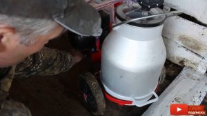 тест доильного  аппарата сухого типа  для коров