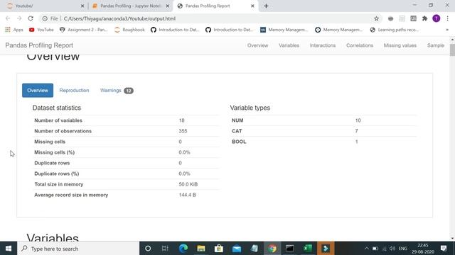 Pandas Profiling | Data Profiling | Exploratory Data Analysis смотреть онлайн