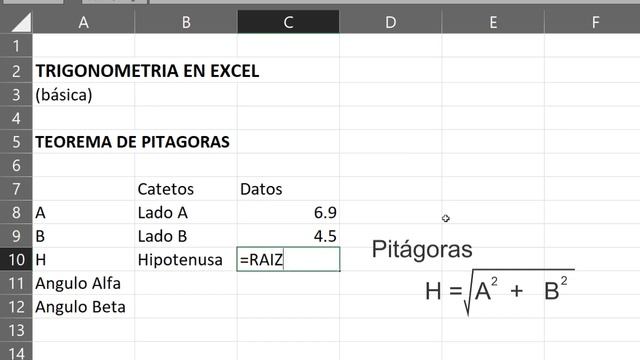 INFO - 20: Excel 13: Trigonometría básica en Excel смотреть онлайн