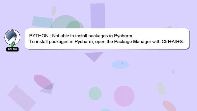 PYTHON : Not able to install packages in Pycharm смотреть онлайн