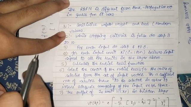 RBFN Radial Basis Function in Neural Networks in HINDI With example смотреть онлайн