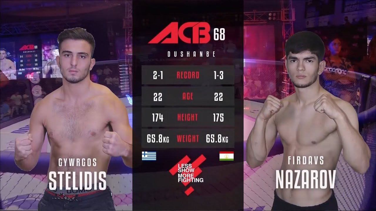 Фирдавс Назаров Vs. Гиоргос Сетелидис | Firdavs Nazarov Vs. Giorgos Setelidis | ACB 68 - YE 21