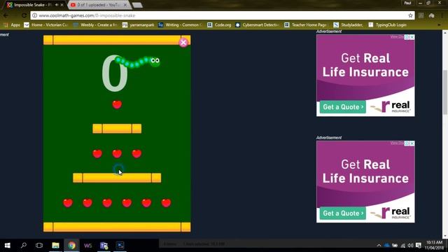 Impossible snake - Cool math Games - CoolMathGamer смотреть онлайн