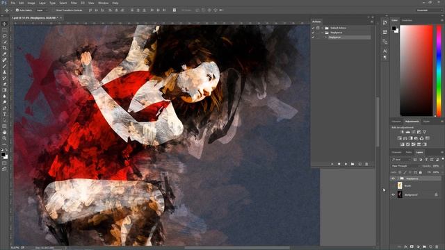 Negligence Photoshop Action Tutorial смотреть онлайн