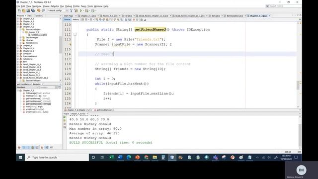Java I Chapter 7 Class 2 Part 2 Arrays and Files, Sorting and Searching смотреть онлайн