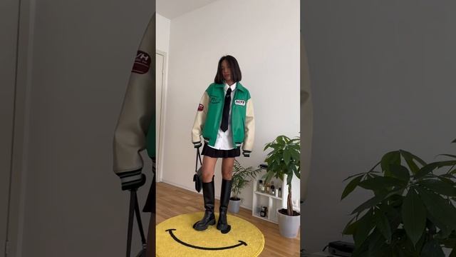 осенний образ в стиле преппи