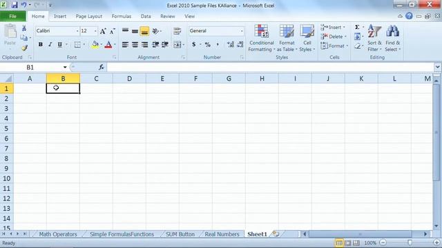 Microsoft Excel 2010 Tutorial: Selecting a Range of Cells | K Alliance смотреть онлайн