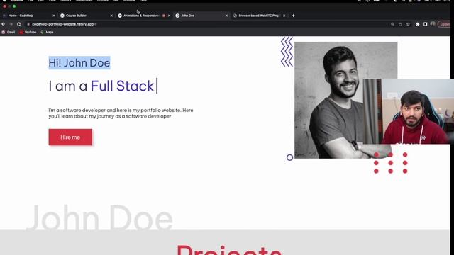 50 - Portfolio Website - Part 1 смотреть онлайн