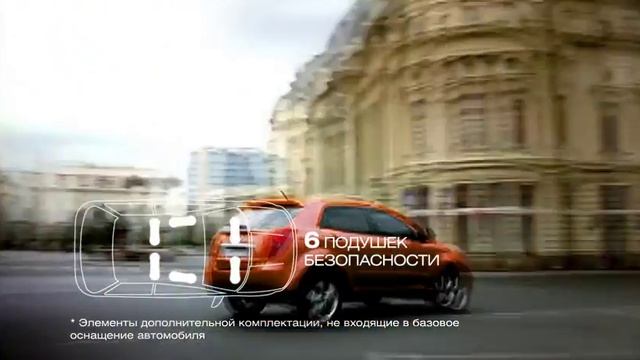 Креативная реклама автомобиля SsangYong с элементами инфографики. смотреть онлайн