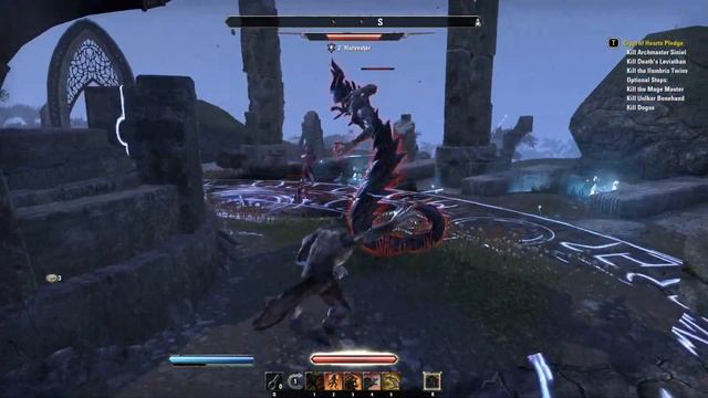 ESO Werewolf Fight video game play mmorpg смотреть онлайн
