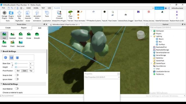 How to make a realistic terrain in ROBLOX studio (2020) смотреть онлайн