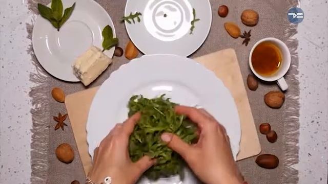 Раз и готово! Салат с рукколой и грушей - «Утро с Вами» 11.05.2018 смотреть онлайн