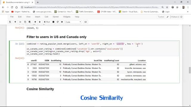 Tutorial 4- Book Recommendation using Collaborative Filtering смотреть онлайн